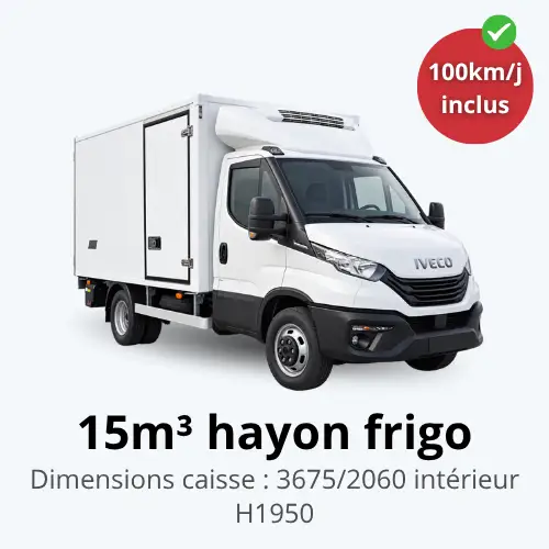 location camion frigorifique hayon Chanas