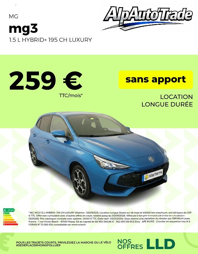 MG MG3 1.5L HYBRID + 195CV LUXURY 2026